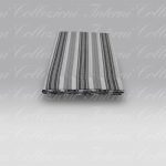 Lenzuolo Sopra Melange rigato 7434 grigio Bossi Casa