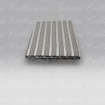 Lenzuolo Sopra Melange rigato 7436 beige Bossi Casa