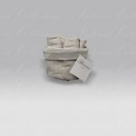 Set 4 Lavette con cestino Spa tortora Blumarine