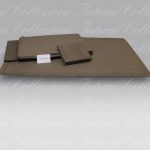 Completo Lenzuola Royal marron glacè Borbonese