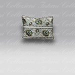 Cuscino Enamel Flower celadon Designers Guild