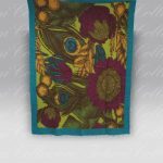 Plaid Boiled Wool Peacock mela verde Frati Home