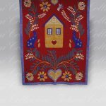 Plaid Boiled Wool Rabbit Home rosso Frati Home