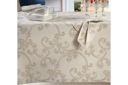 Tovaglia Meraviglia oro Tessitura Randi