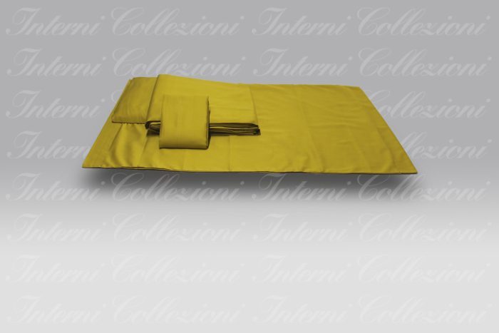 Completo Letto Four Season Raso Unito ocra Tag House