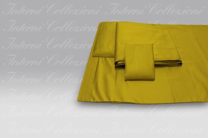 Completo Letto Four Season Raso Unito ocra Tag House