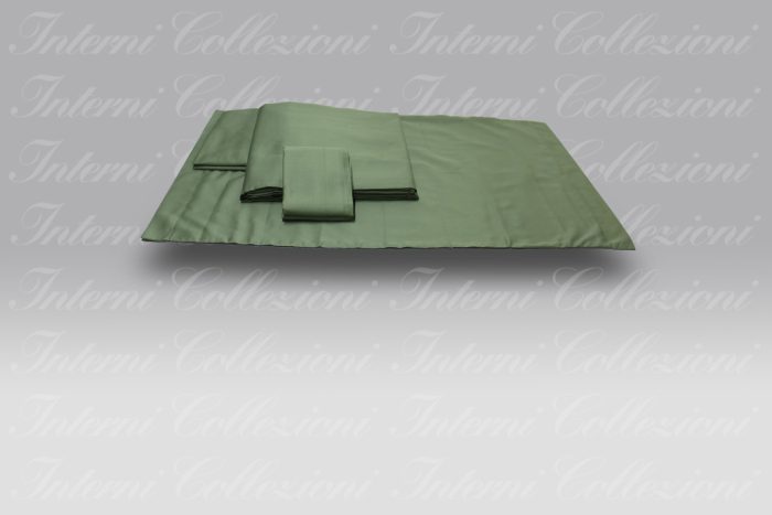 Completo Letto Four Season Raso Unito salvia Tag House