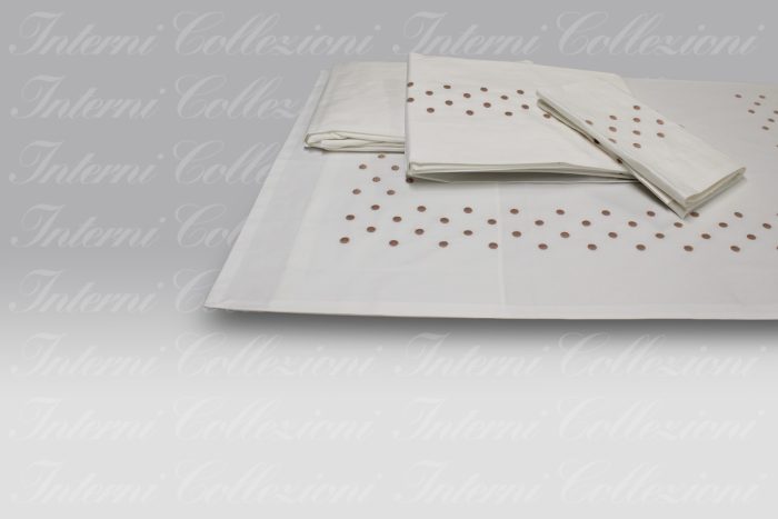 Completo Letto Ricamo ID 03 rosato Dea