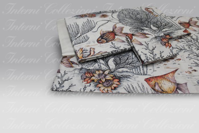 Completo Letto Tropical corallo Blumarine