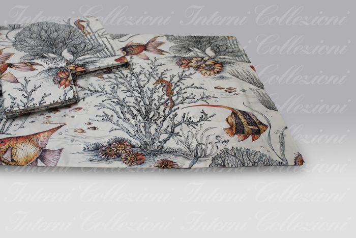 Completo Letto Tropical corallo Blumarine