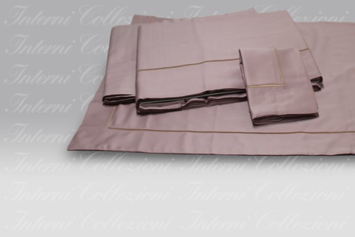 Completo Letto Bread and Butter mauve Mastro Raphael