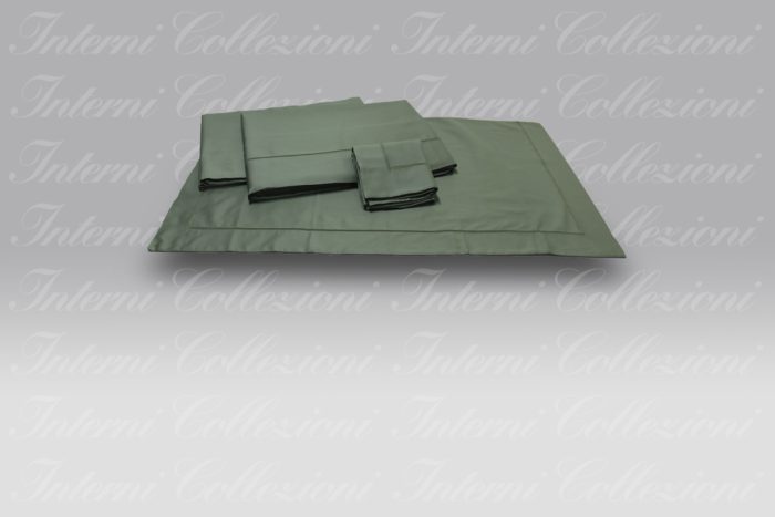 Completo Letto Bread and Butter verde scuro Mastro Raphael
