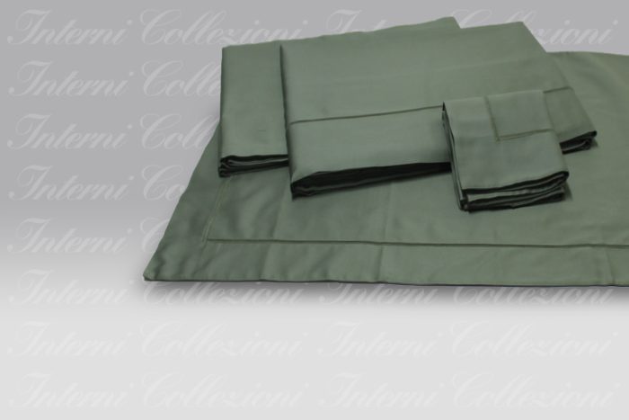 Completo Letto Bread and Butter verde scuro Mastro Raphael