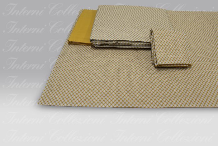 Completo Letto Piccadilly Kent giallo Micol