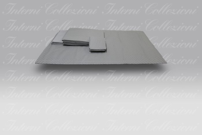 Completo Letto Piccadilly Kent grigio Micol
