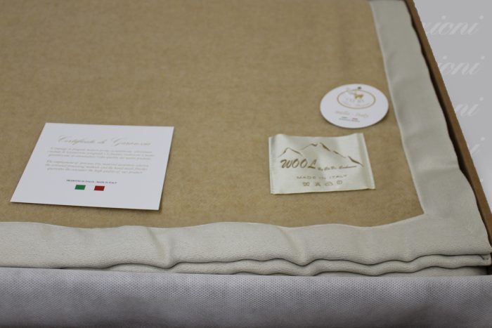 Coperta Valentina beige Co.bi Cashmere