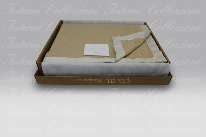Coperta Valentina beige Co.bi Cashmere