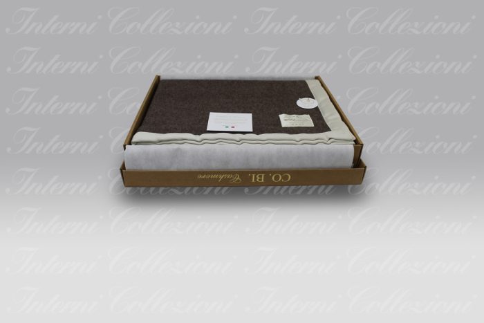 Coperta Valentina brown Co.bi Cashmere