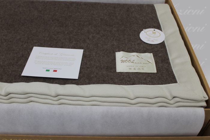 Coperta Valentina brown Co.bi Cashmere
