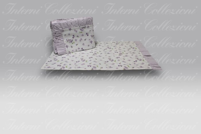 Parure Sacco Very Vichy lilla Tessitura Toscana Telerie