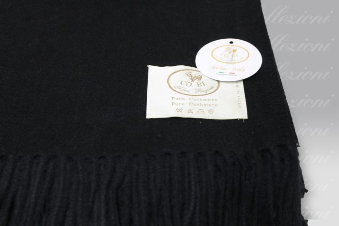 Plaid Rey nero Co.bi Cashmere