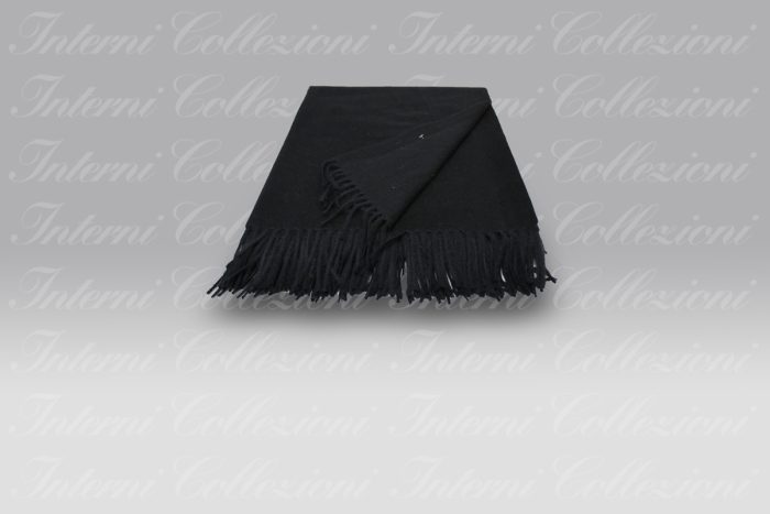 Plaid Rey nero Co.bi Cashmere