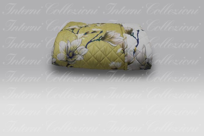 Quilt Kyoto ocra-bianco Tessitura Randi