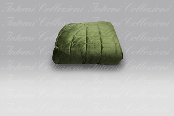 Quilt Velour verde Dea