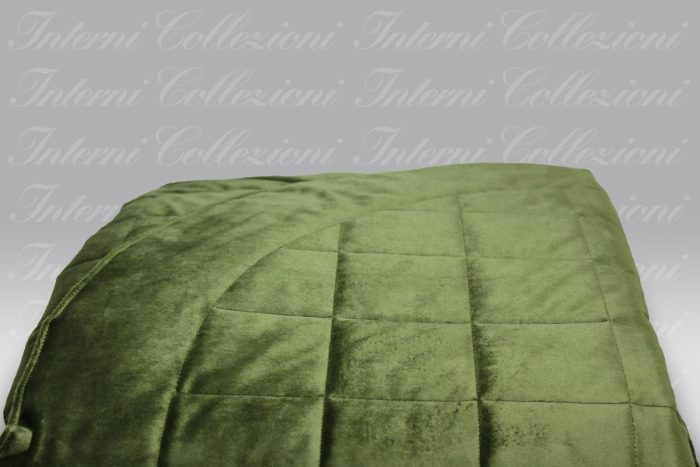 Quilt Velour verde Dea