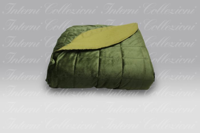 Quilt Velour verde Dea