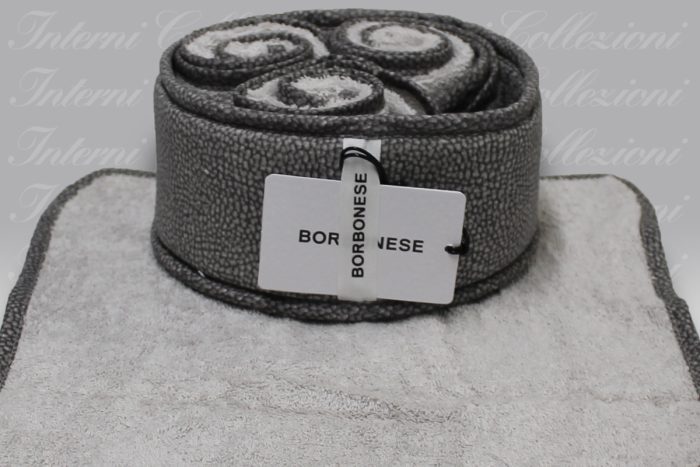 Set 4 Lavette + Basket Oplà piombo Borbonese