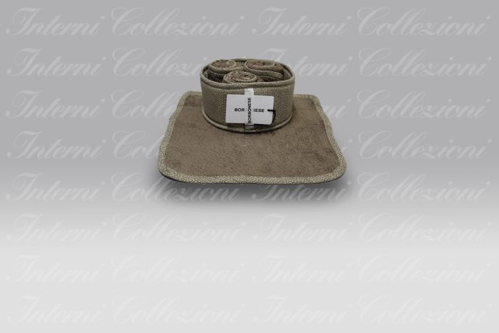 Set 4 Lavette + Basket Oplà tortora Borbonese