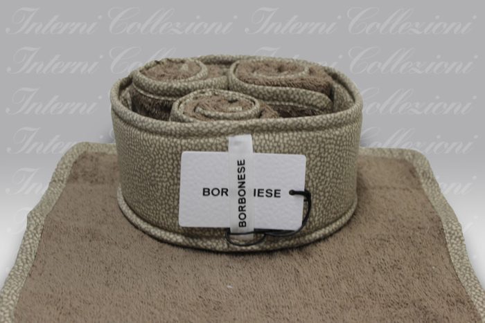 Set 4 Lavette + Basket Oplà tortora Borbonese