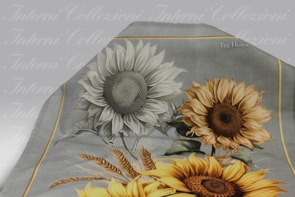 Strofinaccio Artissima Girasoli 3980 grigio Tag House