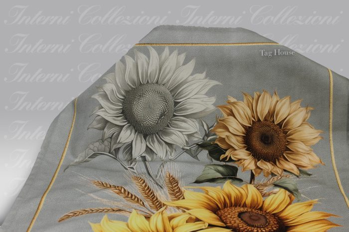 Strofinaccio Artissima Girasoli 3980 grigio Tag House