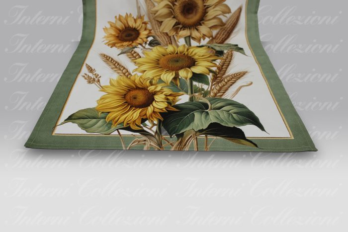 Strofinaccio Artissima Girasoli 3980 verde Tag House