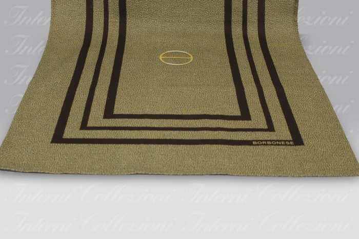 Strofinaccio Iconic Frame marrone Borbonese