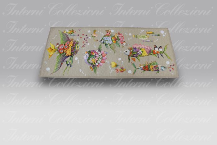 Tappeto TIPTAPP Pesciflora Tessitura Toscana Telerie