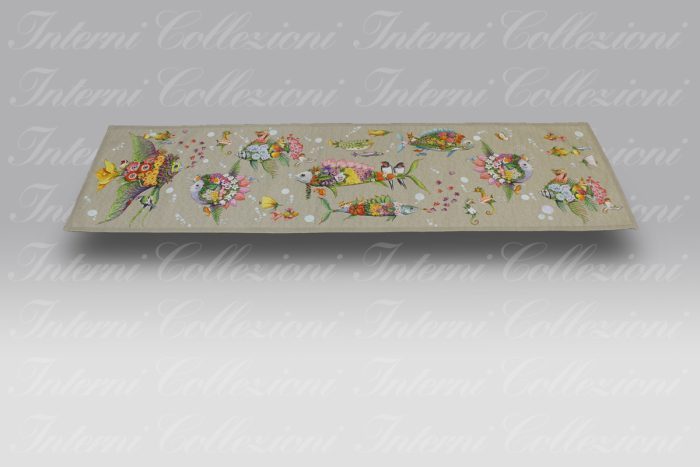 Tappeto TIPTAPP Pesciflora Tessitura Toscana Telerie