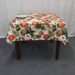 Tovaglia Antimacchia Radici Fragole Tessitura Randi