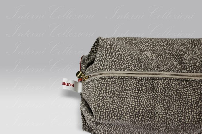 Trousse e Lavette Twist Op marrone Borbonese