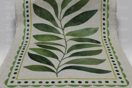 Canovaccio Tamarindo giallo Tessitura Toscana Telerie