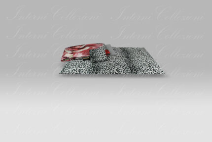 Completo Copripiumino Rose Leopard pink Roberto Cavalli