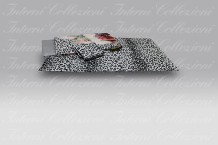 Completo Lenzuola Rose Leopard pink Roberto Cavalli