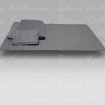 Completo Letto Riga raso grigio medio Mirabello Carrara