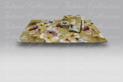 Completo Letto Yumi ocra Tessitura Randi