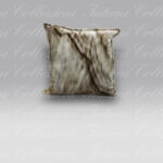 Cuscino Canova Marmo beige-moka Mastro Raphael