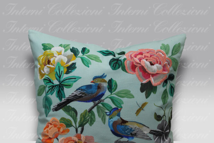 Cuscino Miraflores duck egg Designers Guild