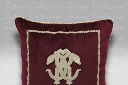 Cuscino Mirror Snake uva Roberto Cavalli