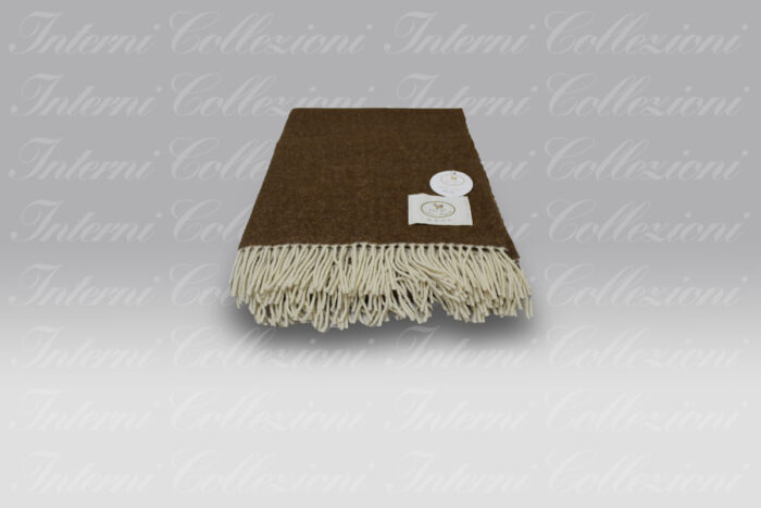 Plaid Arturo beige-marrone chiaro Co.Bi
